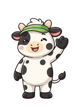 Buck waving